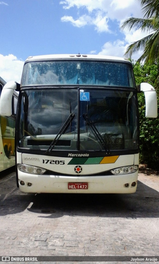Empresa Gontijo de Transportes 17285 na cidade de Sobral, Ceará, Brasil, por Jaylson Araújo. Número da foto: #9740108.