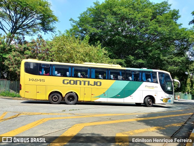 Empresa Gontijo de Transportes 14845 na cidade de São Paulo, São Paulo, Brasil, por Edinilson Henrique Ferreira. ID da foto: 9738967.