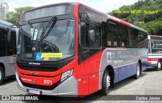 Viação Osasco 0171 na cidade de São Paulo, São Paulo, Brasil, por Carlos Júnior. ID da foto: 9738824.