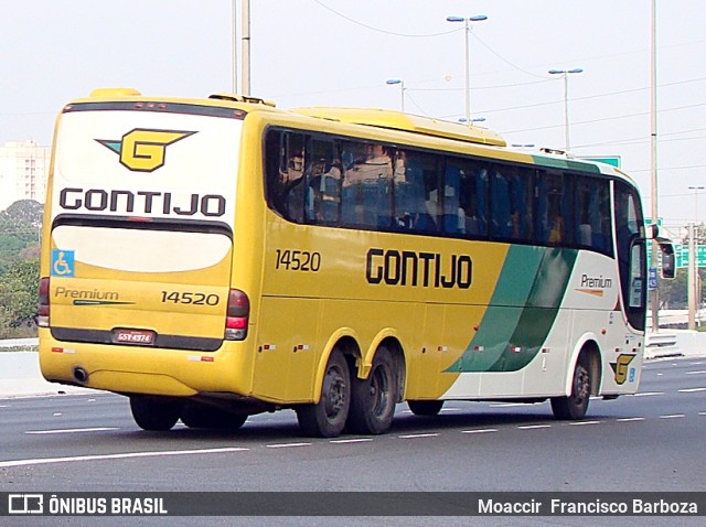 Empresa Gontijo de Transportes 14520 na cidade de São Paulo, São Paulo, Brasil, por Moaccir  Francisco Barboza. ID da foto: 9739773.