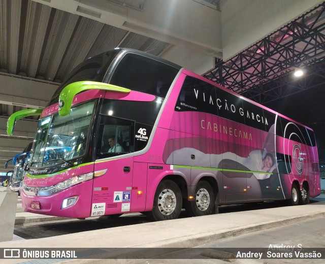 Viação Garcia 8715 na cidade de Santos, São Paulo, Brasil, por Andrey  Soares Vassão. Número da foto: #9738724.