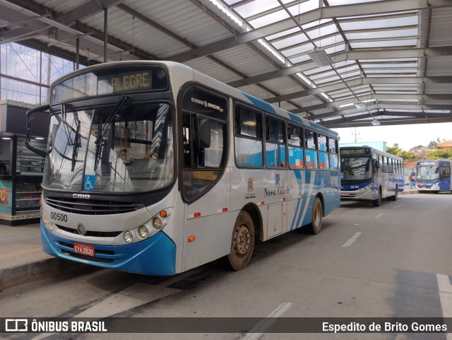 Viação Nossa Cidade 00500 na cidade de Franco da Rocha, São Paulo, Brasil, por Espedito de Brito Gomes. Número da foto: #9739429.