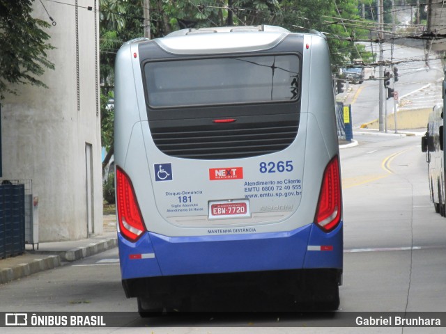 Next Mobilidade - ABC Sistema de Transporte 8265 na cidade de Diadema, São Paulo, Brasil, por Gabriel Brunhara. Número da foto: #9737960.