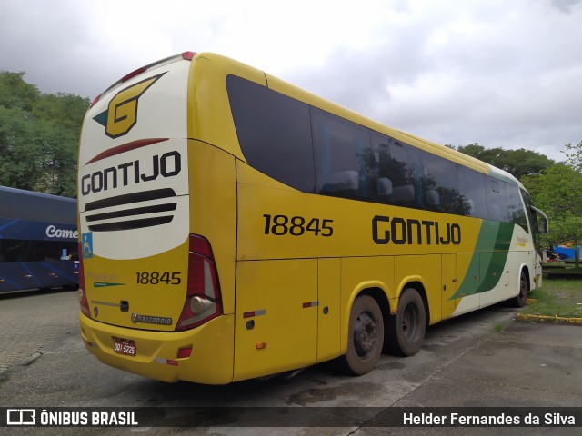 Empresa Gontijo de Transportes 18845 na cidade de São Paulo, São Paulo, Brasil, por Helder Fernandes da Silva. ID da foto: 9739917.