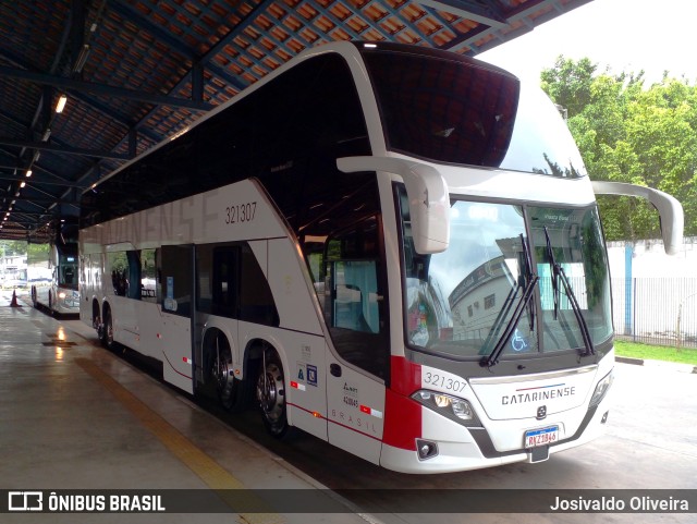 Auto Viação Catarinense 321307 na cidade de Embu das Artes, São Paulo, Brasil, por Josivaldo Oliveira. Número da foto: #9740149.