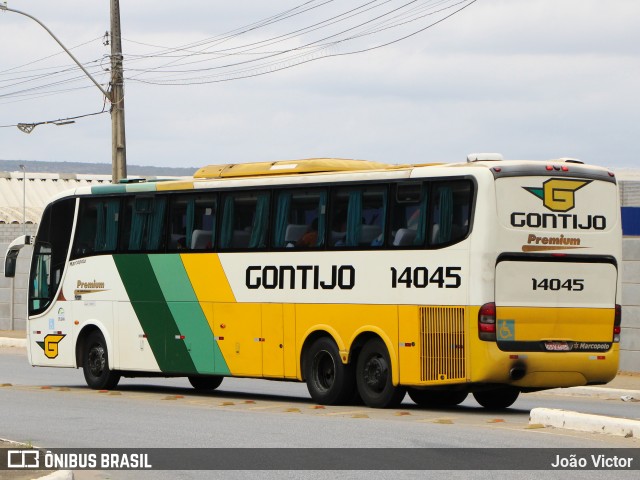 Empresa Gontijo de Transportes 14045 na cidade de Vitória da Conquista, Bahia, Brasil, por João Victor. ID da foto: 9740409.