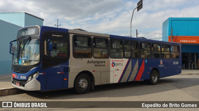 Auto Ônibus Moratense 26.069 na cidade de Franco da Rocha, São Paulo, Brasil, por Espedito de Brito Gomes. Número da foto: #9739470.