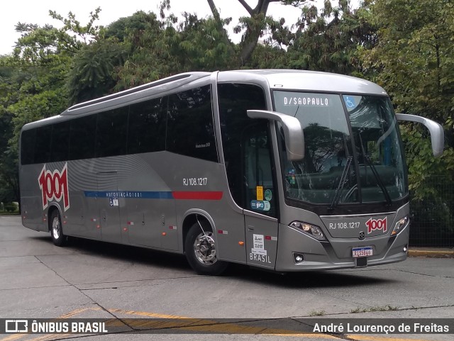 Auto Viação 1001 RJ 108.1217 na cidade de São Paulo, São Paulo, Brasil, por André Lourenço de Freitas. ID da foto: 9742983.