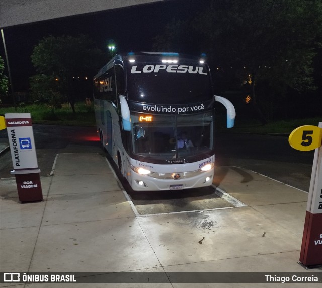 LopeSul Transportes - Lopes e Oliveira Transportes e Turismo - Lopes Sul 2082 na cidade de Catanduva, São Paulo, Brasil, por Thiago Correia. Número da foto: #9742073.