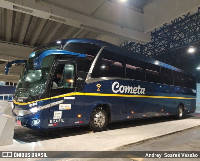 Viação Cometa 719501 na cidade de Santos, São Paulo, Brasil, por Andrey  Soares Vassão. Número da foto: #9740829.