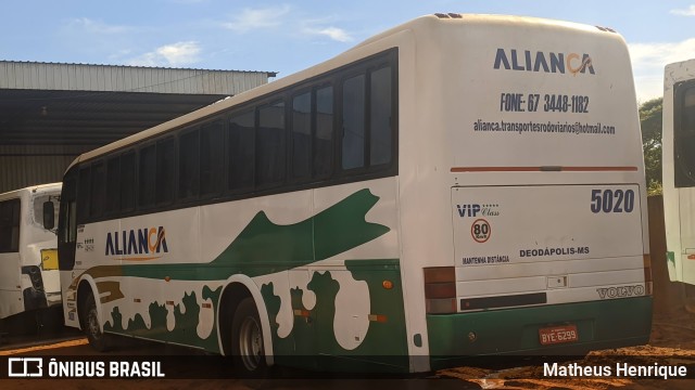 Aliança Transportes 5020 na cidade de Deodápolis, Mato Grosso do Sul, Brasil, por Matheus Henrique. Número da foto: #9740873.