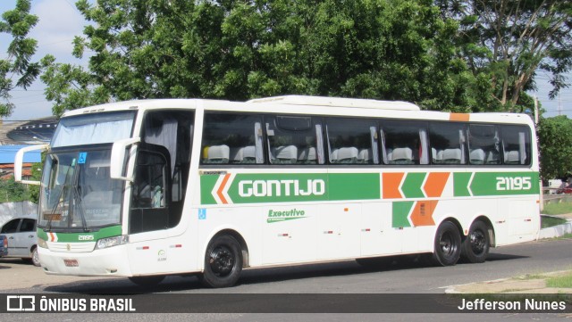 Empresa Gontijo de Transportes 21195 na cidade de Teresina, Piauí, Brasil, por Jefferson Nunes. ID da foto: 9742938.