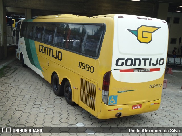 Empresa Gontijo de Transportes 11980 na cidade de Belo Horizonte, Minas Gerais, Brasil, por Paulo Alexandre da Silva. ID da foto: 9742790.