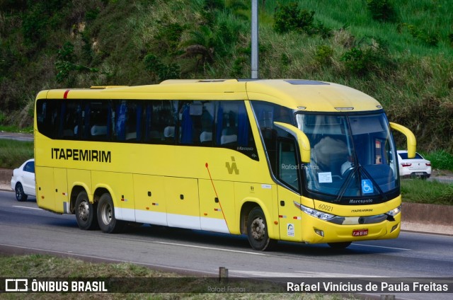 Viação Itapemirim 60021 na cidade de Belo Horizonte, Minas Gerais, Brasil, por Rafael Vinícius de Paula Freitas. ID da foto: 9743756.