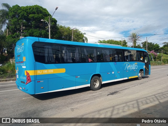 Viação Nossa Senhora do Amparo RJ 186.009 na cidade de São Gonçalo, Rio de Janeiro, Brasil, por Pedro Otávio. ID da foto: 9743225.