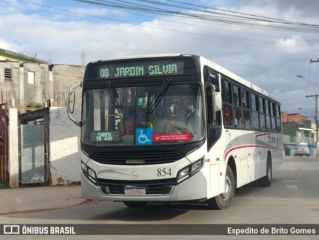 Auto Ônibus Moratense 854 na cidade de Francisco Morato, São Paulo, Brasil, por Espedito de Brito Gomes. Número da foto: #9741203.
