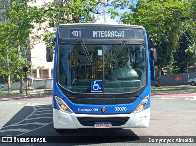 Consórcio Navegantes - 03 > Empresa de Transportes São Sebastião 03070 na cidade de João Pessoa, Paraíba, Brasil, por Domynnyck Almeida. Número da foto: #9743488.
