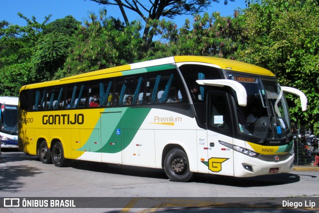 Empresa Gontijo de Transportes 19500 na cidade de São Paulo, São Paulo, Brasil, por Diego Lip. ID da foto: 9741656.