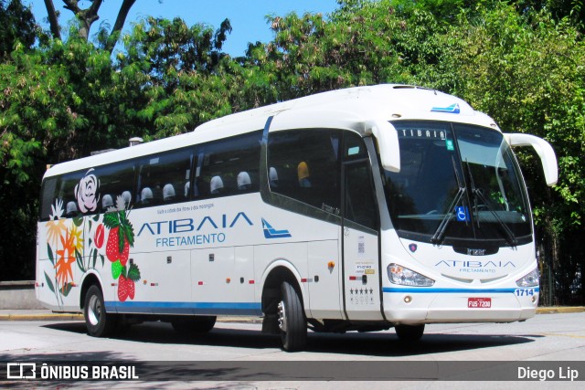 Viação Atibaia São Paulo 1714 na cidade de São Paulo, São Paulo, Brasil, por Diego Lip. Número da foto: #9743090.