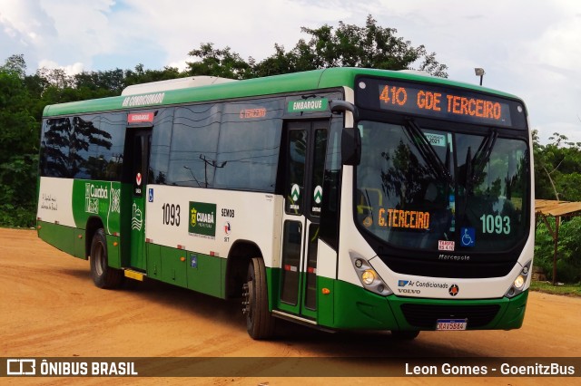 Viação Paraense Cuiabá Transportes 1093 na cidade de Cuiabá, Mato Grosso, Brasil, por Leon Gomes. Número da foto: #9742505.