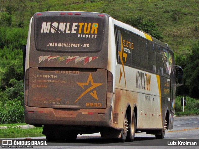 Monletur Viagens e Fretamento 2230 na cidade de Juiz de Fora, Minas Gerais, Brasil, por Luiz Krolman. Número da foto: #9743015.