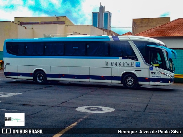 Viação Piracicabana 2298 na cidade de Piracicaba, São Paulo, Brasil, por Henrique Alves de Paula Silva. Número da foto: #9741250.