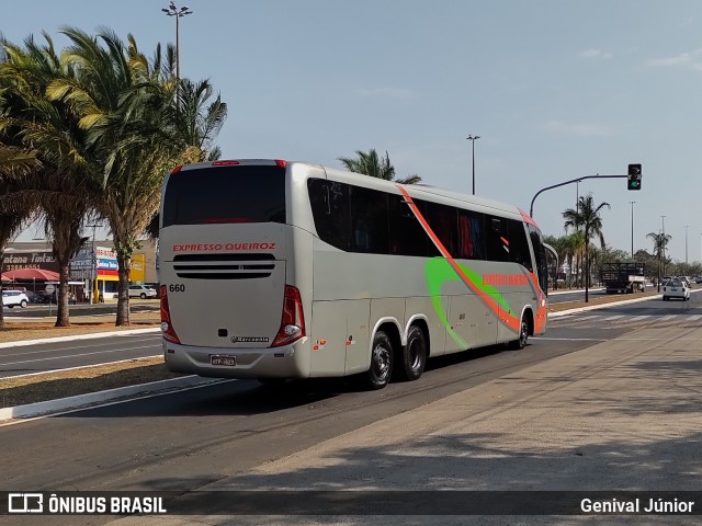Expresso Queiroz 660 na cidade de Campo Grande, Mato Grosso do Sul, Brasil, por Genival Júnior. Número da foto: #9742781.