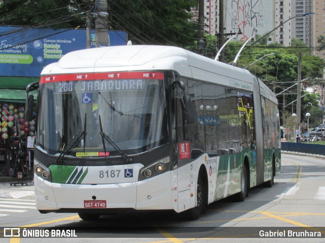 Next Mobilidade - ABC Sistema de Transporte 8187 na cidade de Diadema, São Paulo, Brasil, por Gabriel Brunhara. Número da foto: #9742486.