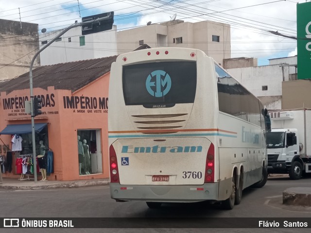 Emtram 3760 na cidade de Barra da Estiva, Bahia, Brasil, por Flávio  Santos. Número da foto: #9742789.