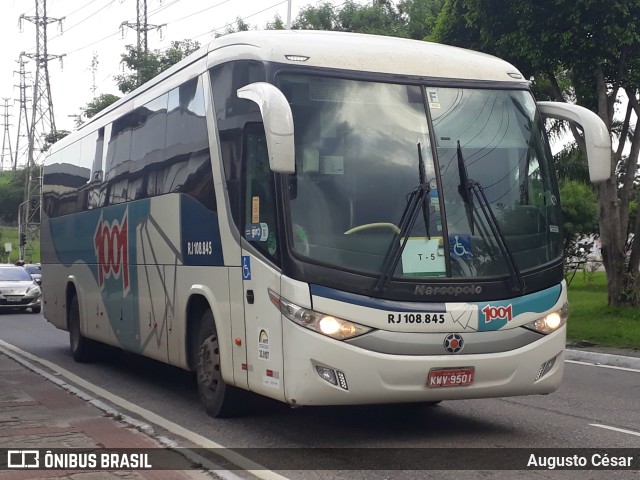 Auto Viação 1001 RJ 108.845 na cidade de Nova Iguaçu, Rio de Janeiro, Brasil, por Augusto César. Número da foto: #9742210.