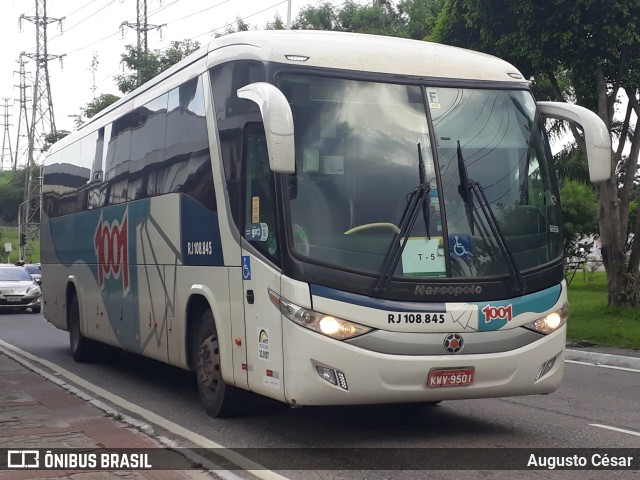 Auto Viação 1001 RJ 108.845 na cidade de Nova Iguaçu, Rio de Janeiro, Brasil, por Augusto César. ID da foto: 9742210.