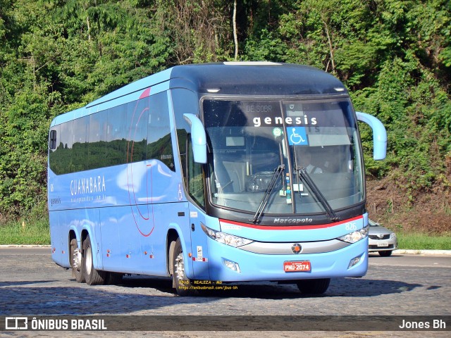 Expresso Guanabara 826 na cidade de Manhuaçu, Minas Gerais, Brasil, por Jones Bh. ID da foto: 9743543.