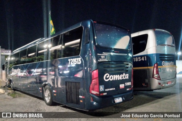 Viação Cometa 721513 na cidade de São Paulo, São Paulo, Brasil, por José Eduardo Garcia Pontual. Número da foto: #9746876.