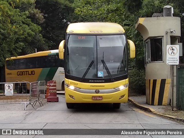 Viação Itapemirim 60069 na cidade de São Paulo, São Paulo, Brasil, por Alexandre Figueiredo Pereira. Número da foto: #9746923.