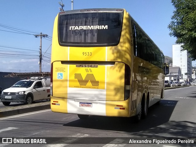 Viação Itapemirim 9533 na cidade de Niterói, Rio de Janeiro, Brasil, por Alexandre Figueiredo Pereira. ID da foto: 9746810.