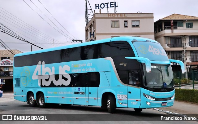 4bus - Cooperativa de Transporte Rodoviário de Passageiros Serviços e Tecnologia - Buscoop 1101 na cidade de Balneário Camboriú, Santa Catarina, Brasil, por Francisco Ivano. ID da foto: 9744653.