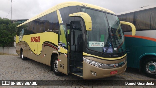 SOGIL - Sociedade de Ônibus Gigante Ltda. 445 na cidade de Florianópolis, Santa Catarina, Brasil, por Daniel Guardiola. Número da foto: #9744608.