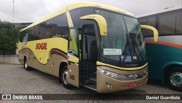 SOGIL - Sociedade de Ônibus Gigante Ltda. 445 na cidade de Florianópolis, Santa Catarina, Brasil, por Daniel Guardiola. ID da foto: 9744608.