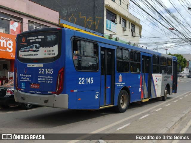 Viação Cidade de Caieiras 22145 na cidade de Franco da Rocha, São Paulo, Brasil, por Espedito de Brito Gomes. ID da foto: 9747003.