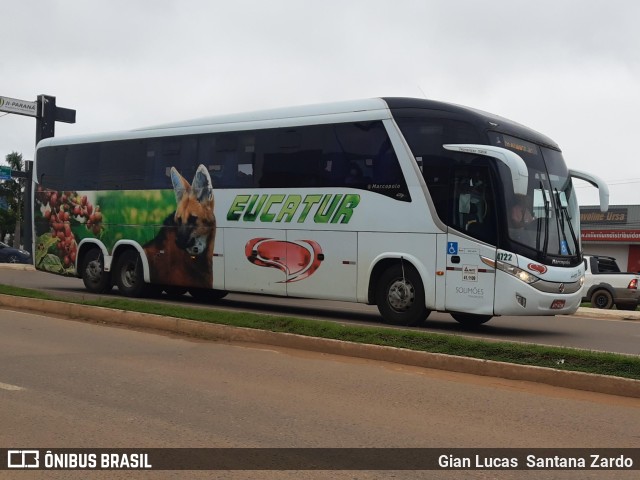 Eucatur - Empresa União Cascavel de Transportes e Turismo 4722 na cidade de Ji-Paraná, Rondônia, Brasil, por Gian Lucas  Santana Zardo. ID da foto: 9744718.