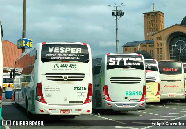 Vesper Transportes 11216 na cidade de Aparecida, São Paulo, Brasil, por Felipe Carvalho. ID da foto: 9747090.