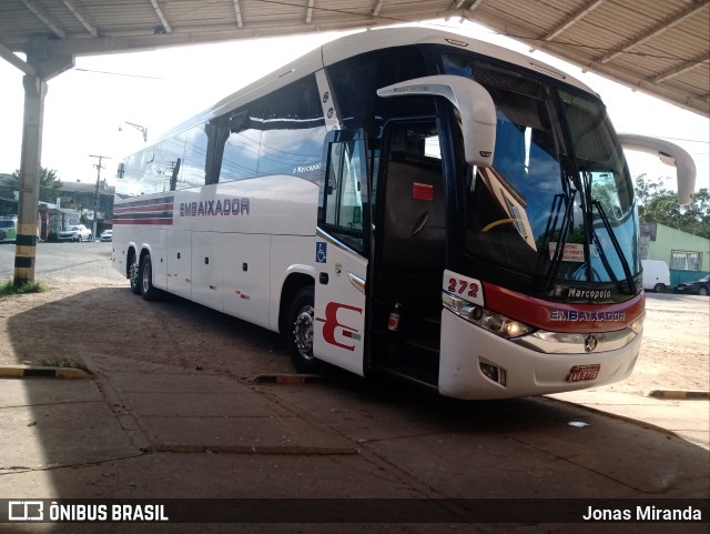 Expresso Embaixador 272 na cidade de Chuí, Rio Grande do Sul, Brasil, por Jonas Miranda. ID da foto: 9746281.