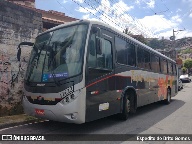 Rápido Campinas 11422 na cidade de Franco da Rocha, São Paulo, Brasil, por Espedito de Brito Gomes. Número da foto: #9746989.