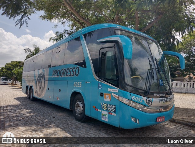 Auto Viação Progresso 6055 na cidade de Garanhuns, Pernambuco, Brasil, por Leon Oliver. ID da foto: 9744610.