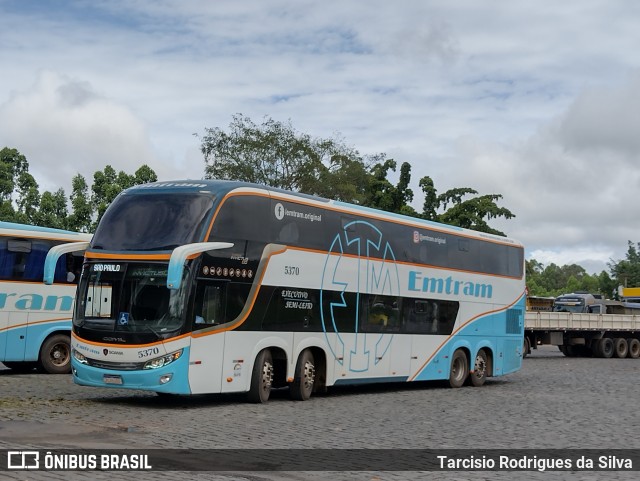 Emtram 5370 na cidade de Caetanópolis, Minas Gerais, Brasil, por Tarcisio Rodrigues da Silva. ID da foto: 9744611.