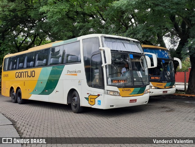 Empresa Gontijo de Transportes 12485 na cidade de São Paulo, São Paulo, Brasil, por Vanderci Valentim. ID da foto: 9745357.