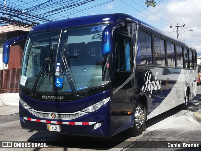 Transportes Skyline HB 4285 na cidade de Merced, San José, San José, Costa Rica, por Daniel Brenes. ID da foto: 9746146.