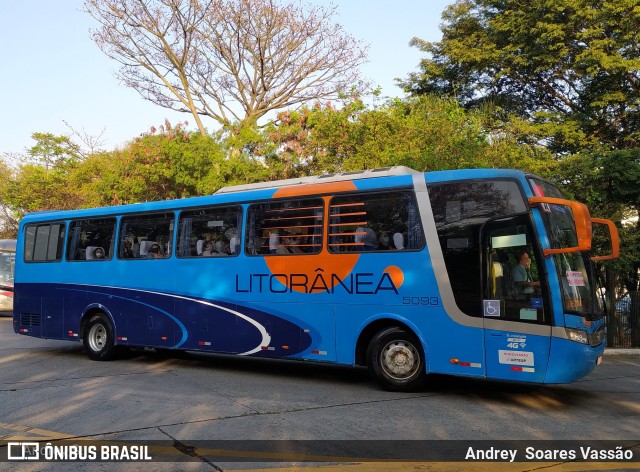 Litorânea Transportes Coletivos 5093 na cidade de São Paulo, São Paulo, Brasil, por Andrey  Soares Vassão. Número da foto: #9744236.