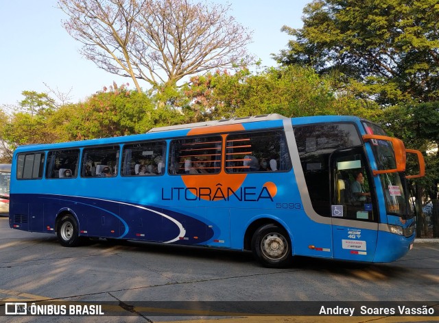 Litorânea Transportes Coletivos 5093 na cidade de São Paulo, São Paulo, Brasil, por Andrey  Soares Vassão. ID da foto: 9744236.