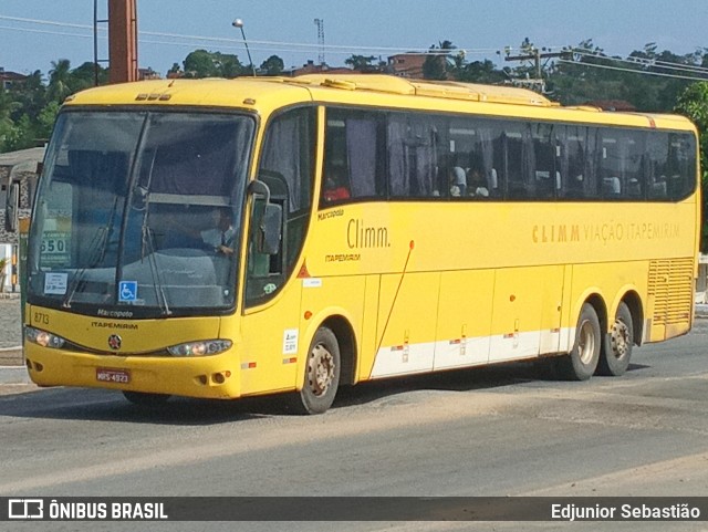 Viação Itapemirim 8713 na cidade de Nazaré da Mata, Pernambuco, Brasil, por Edjunior Sebastião. ID da foto: 9746118.